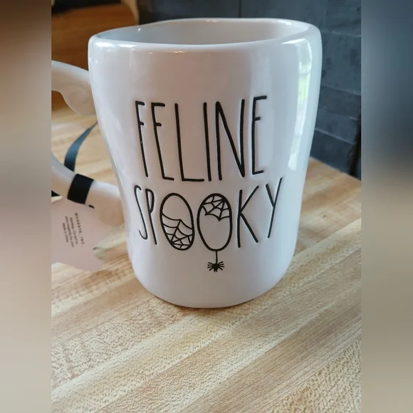 Rae Dunn "Feline Spooky" Large NWT Large Coffee Mug - Picture 5 of 7